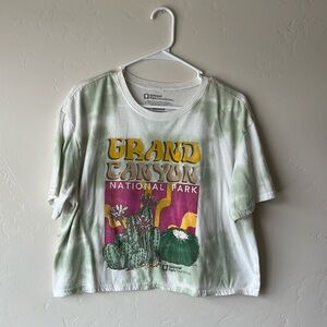 National Parks Tie Dye Crop Top
